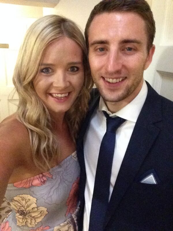 Jordanne and David on their wedding day