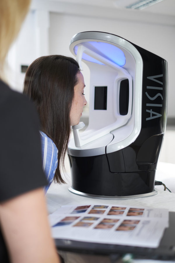 Visia skin analysis