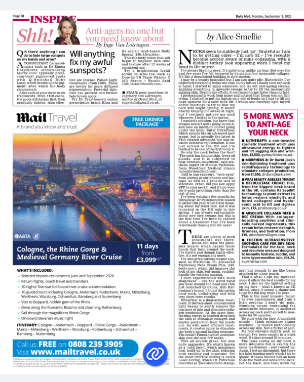 Daily Mail Ultra Clear Neck Lift at Woodford Medical Pt1