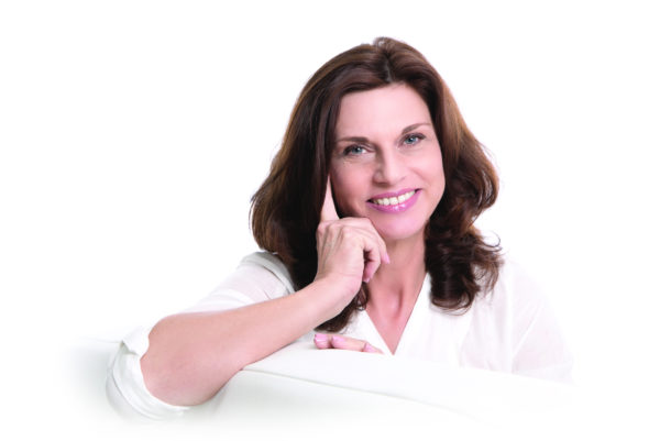 An older lady smiling